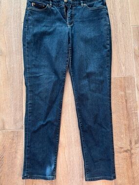 Chaps Dark Indigo Skinny Jeans size 10 in very good condition